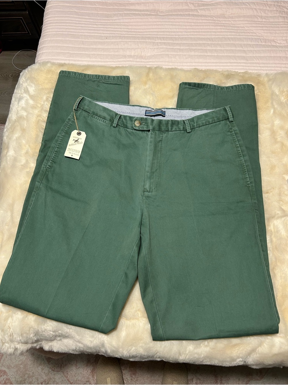 Peter Millar Green Chino Pants